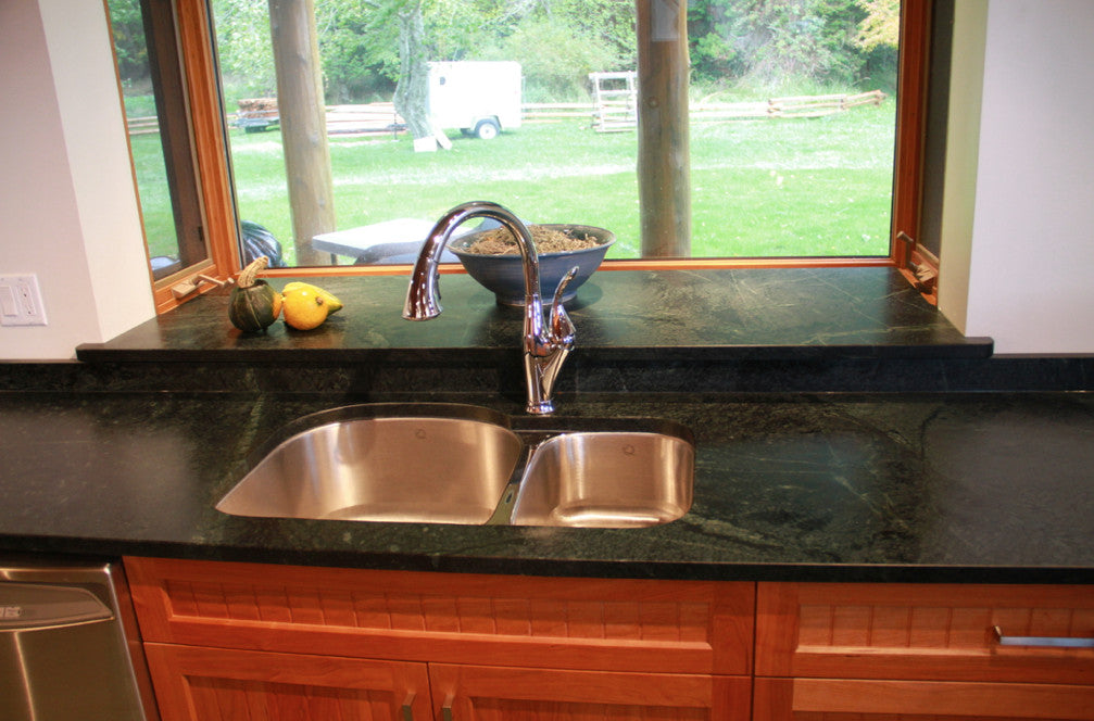 Denman Island, BC - Emerald Soapstone (oiled)