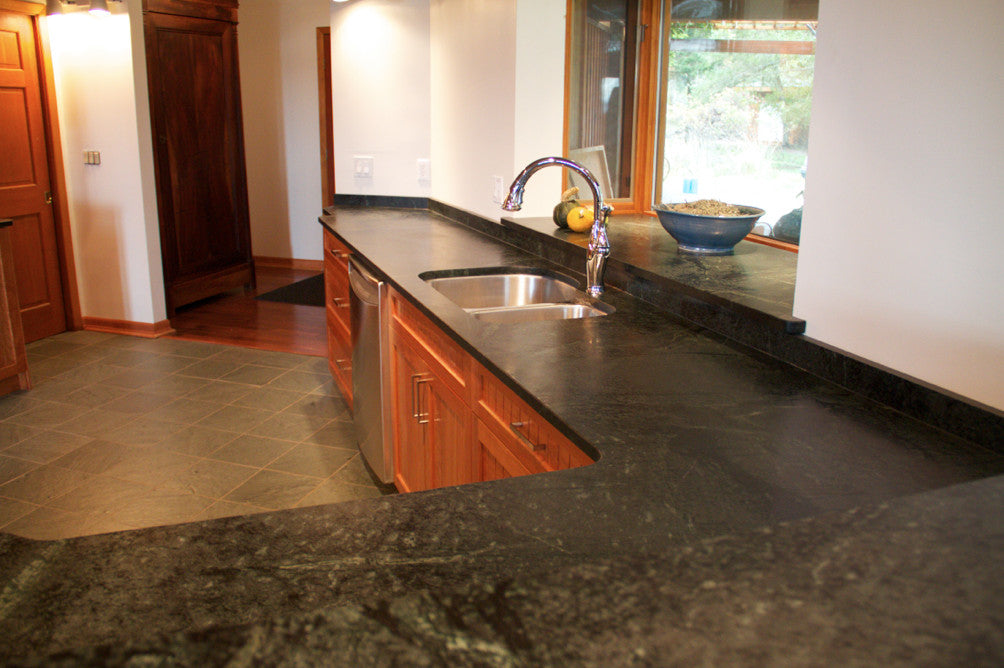 Denman Island, BC - Emerald Soapstone (oiled)