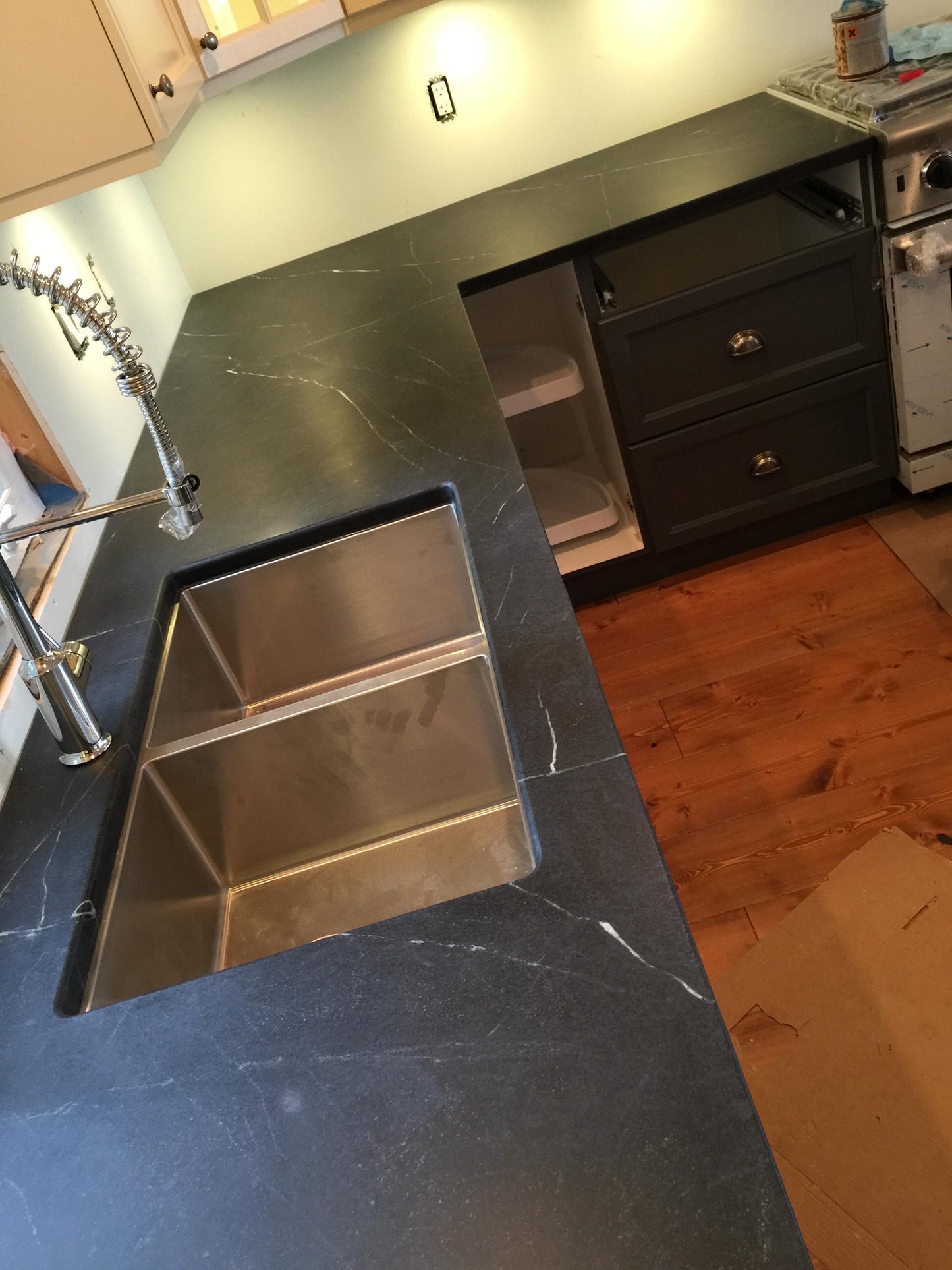 Hornby Island - Blue Soapstone (oiled)