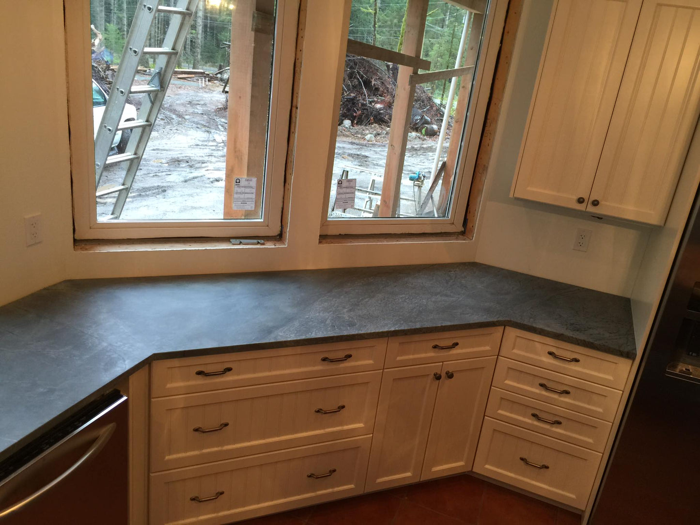 Courtenay, BC - Grey Soapstone, Unoiled