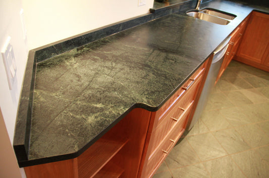 Denman Island, BC - Emerald Soapstone (oiled)