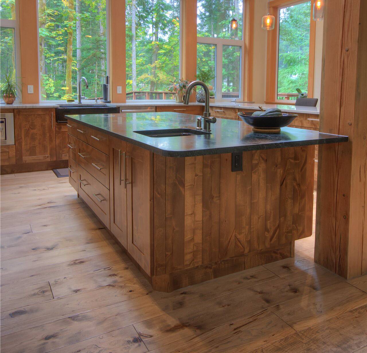 Dove Creek, BC - Starry Night Soapstone (oiled)