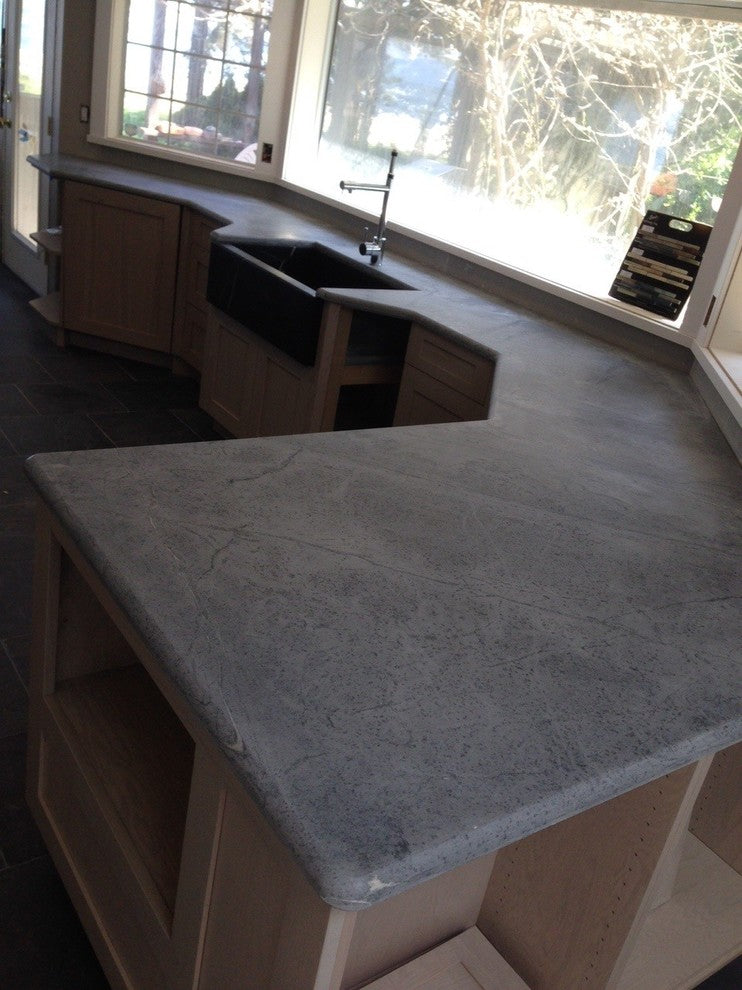 Bowser, BC - Blue Soapstone (unoiled)