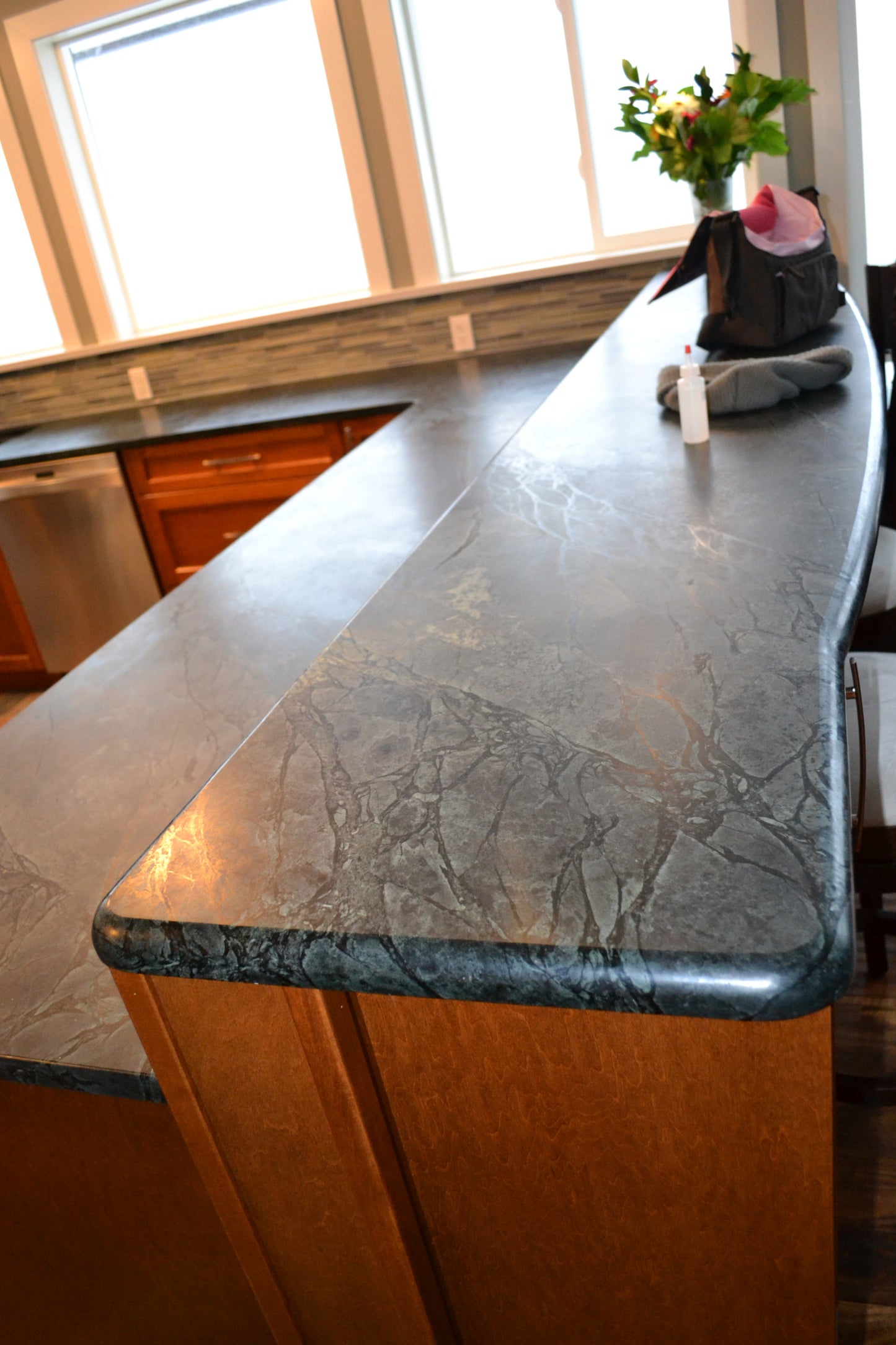 Seal Bay, BC - Silver Soapstone (oiled)