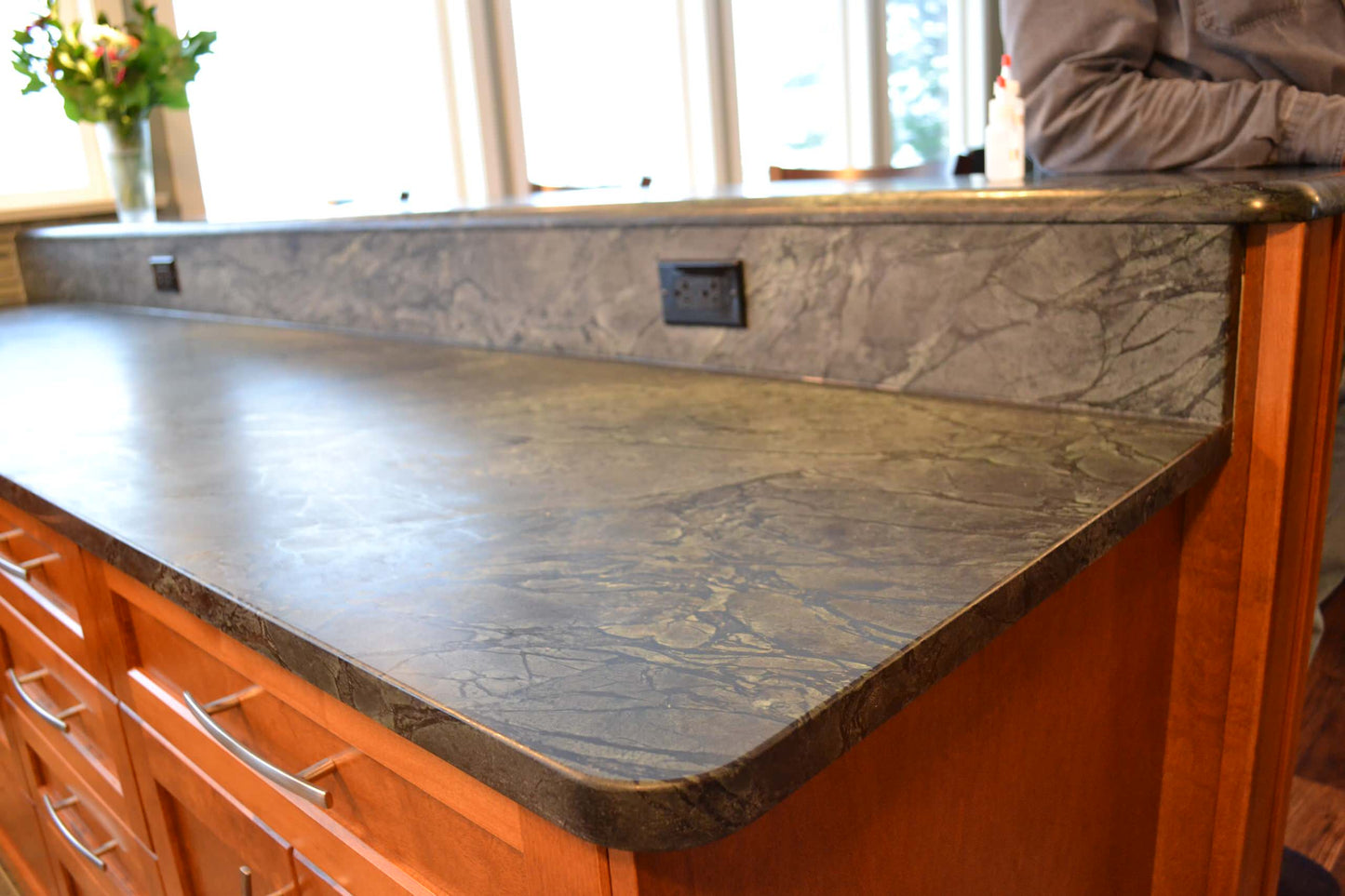 Seal Bay, BC - Silver Soapstone (oiled)