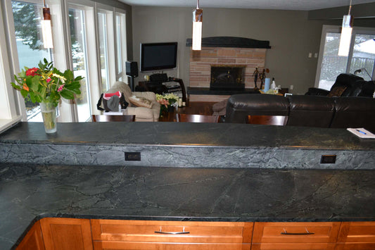 Seal Bay, BC - Silver Soapstone (oiled)